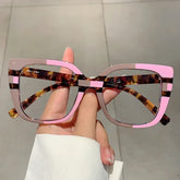 Oversized Square Eyeglasses Frames - Trendy Multicolor Women’s Eyewear - Himpall